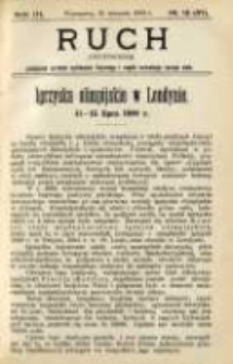 Ruch: dwutygodnik poświęcony sprawom wychowania fizycznego i w og&oacute;le normalnego rozwoju ciała 1908.08.12 R.3 No.15=57