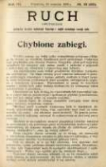 Ruch: dwutygodnik poświęcony sprawom wychowania fizycznego i w og&oacute;le normalnego rozwoju ciała 1908.09.26 R.3 No.18=60