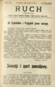 Ruch: dwutygodnik poświęcony sprawom wychowania fizycznego i w og&oacute;le normalnego rozwoju ciała 1908.12.26 R.3 No.24=66