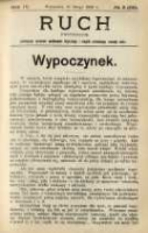 Ruch: dwutygodnik poświęcony sprawom wychowania fizycznego i w og&oacute;le normalnego rozwoju ciała 1909.02.11 R.4 No.3=69