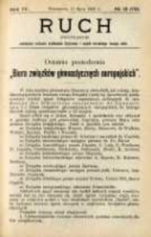 Ruch: dwutygodnik poświęcony sprawom wychowania fizycznego i w og&oacute;le normalnego rozwoju ciała 1909.07.11 R.4 No.13=79