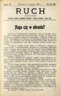 Ruch: dwutygodnik poświęcony sprawom wychowania fizycznego i w og&oacute;le normalnego rozwoju ciała 1909.08.11 R.4 No.15=81