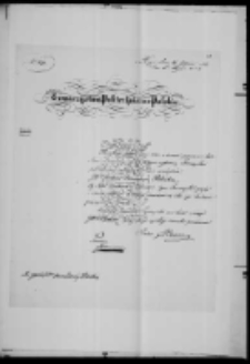 Towarzystwo Politechniczne Polskie do JWney Hny Bernardowey Potockiey