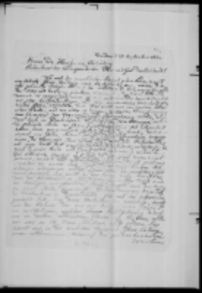 Protest podp. przez J. M. Bansemera, Adolfa Cichowskiego do red. Heule w Norymbergii w obronie Klaudyny Potockiej