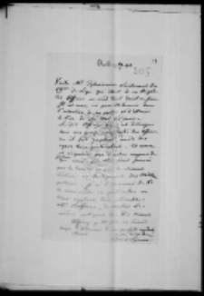 List do Karola Boromeusza Hoffmana od Szymanowskiego