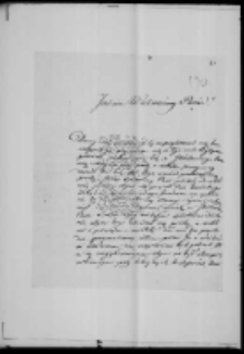 Alojzy Lubecki do NN