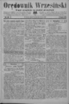 Orędownik Wrzesiński: organ urzędowy na powiat wrzesiński 1934.03.01 R.16 Nr25