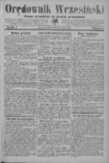 Orędownik Wrzesiński: organ urzędowy na powiat wrzesiński 1934.03.03 R.16 Nr26