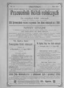 Przewodnik "K&oacute;łek rolniczych". R. XIX. 1905. Nr 13