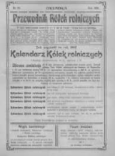 Przewodnik "K&oacute;łek rolniczych". R. XX. 1906. Nr 20