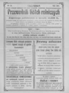 Przewodnik "K&oacute;łek rolniczych". R. XXI. 1907. Nr 24
