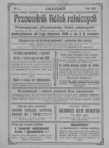 Przewodnik "K&oacute;łek rolniczych". R. XXII. 1908. Nr 2