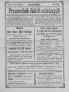 Przewodnik "K&oacute;łek rolniczych". R. XXII. 1908. Nr 17