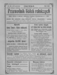Przewodnik "K&oacute;łek rolniczych". R. XXII. 1908. Nr 18