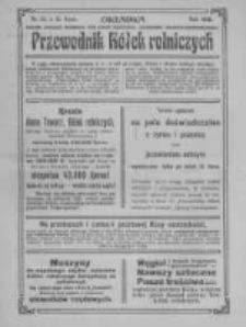 Przewodnik "K&oacute;łek rolniczych". R. XXII. 1908. Nr 20