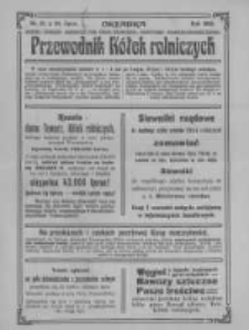 Przewodnik "K&oacute;łek rolniczych". R. XXII. 1908. Nr 21