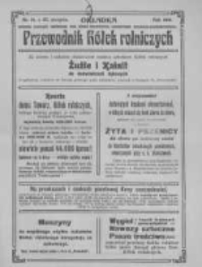 Przewodnik "K&oacute;łek rolniczych". R. XXII. 1908. Nr 24