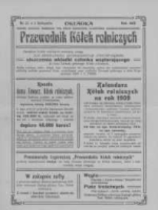 Przewodnik "Kółek rolniczych". R. XXII. 1908. Nr 31