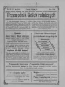 Przewodnik "K&oacute;łek rolniczych". R. XXII. 1908. Nr 34