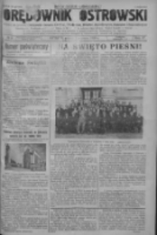 Orędownik Ostrowski: pismo na powiat ostrowski i miasto Ostr&oacute;w, Odolan&oacute;w, Mikstat, Sulmierzyce, Raszk&oacute;w i Skalmierzyce 1938.06.03 R.87 Nr66
