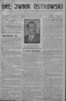 Orędownik Ostrowski: pismo na powiat ostrowski i miasto Ostr&oacute;w, Odolan&oacute;w, Mikstat, Sulmierzyce, Raszk&oacute;w i Skalmierzyce 1938.06.10 R.87 Nr69