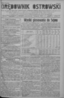Orędownik Ostrowski: pismo na powiat ostrowski i miasto Ostr&oacute;w, Odolan&oacute;w, Mikstat, Sulmierzyce, Raszk&oacute;w i Skalmierzyce 1938.11.07 R.87 Nr133