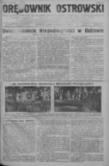 Orędownik Ostrowski: pismo na powiat ostrowski i miasto Ostr&oacute;w, Odolan&oacute;w, Mikstat, Sulmierzyce, Raszk&oacute;w i Skalmierzyce 1938.11.11 R.87 Nr135