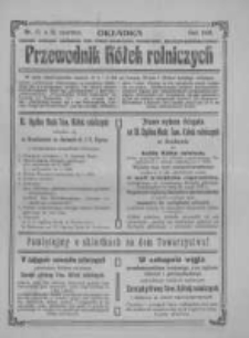 Przewodnik "K&oacute;łek rolniczych". R. XXIII. 1909. Nr 17