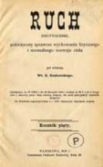 Ruch: dwutygodnik poświęcony sprawom wychowania fizycznego i w ogóle normalnego rozwoju ciała 1910.01.11 R.5 No.1=91