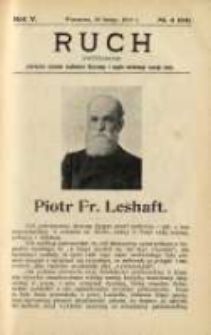 Ruch: dwutygodnik poświęcony sprawom wychowania fizycznego i w ogóle normalnego rozwoju ciała 1910.02.26 R.5 No.4=94