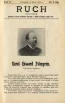 Ruch: dwutygodnik poświęcony sprawom wychowania fizycznego i w ogóle normalnego rozwoju ciała 1910.03.11 R.5 No.5=95