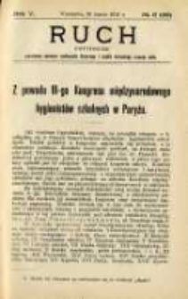 Ruch: dwutygodnik poświęcony sprawom wychowania fizycznego i w og&oacute;le normalnego rozwoju ciała 1910.03.26 R.5 No.6=96