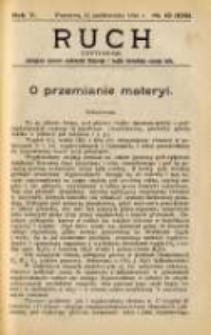 Ruch: dwutygodnik poświęcony sprawom wychowania fizycznego i w ogóle normalnego rozwoju ciała 1910.10.11 R.5 No.19=109