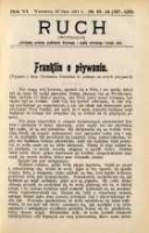 Ruch: dwutygodnik poświęcony sprawom wychowania fizycznego i w ogóle normalnego rozwoju ciała 1911.07.26 R.6 No.13/14=127/128