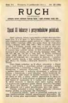 Ruch: dwutygodnik poświęcony sprawom wychowania fizycznego i w og&oacute;le normalnego rozwoju ciała 1911.10.11 R.6 No.19=133
