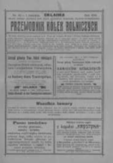 Przewodnik "K&oacute;łek rolniczych". R. XXIV. 1910. Nr 10