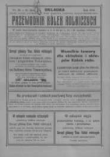 Przewodnik "K&oacute;łek rolniczych". R. XXIV. 1910. Nr 20