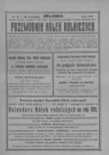 Przewodnik "K&oacute;łek rolniczych". R. XXIV. 1910. Nr 27