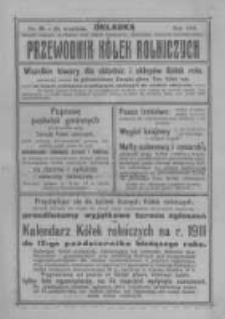 Przewodnik "K&oacute;łek rolniczych". R. XXIV. 1910. Nr 28