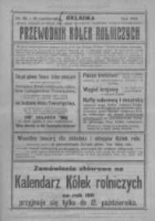 Przewodnik "K&oacute;łek rolniczych". R. XXIV. 1910. Nr 29