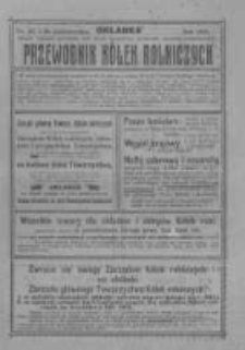 Przewodnik "K&oacute;łek rolniczych". R. XXIV. 1910. Nr 30