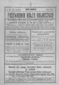 Przewodnik "K&oacute;łek rolniczych". R. XXIV. 1910. Nr 36