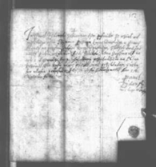 Kwit Pawła Żydowskiego dla konwentu Karmelit&oacute;w Trzewiczkowych na Piasku (1621)