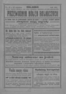 Przewodnik "Kółek rolniczych". R. XXV. 1911. Nr 18