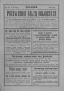 Przewodnik "K&oacute;łek rolniczych". R. XXV. 1911. Nr 20
