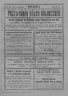 Przewodnik "K&oacute;łek rolniczych". R. XXV. 1911. Nr 27