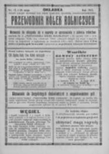 Przewodnik "K&oacute;łek rolniczych". R. XXVI. 1912. Nr 15