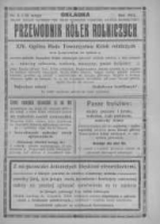 Przewodnik "Kółek rolniczych". R. XXVII. 1913. Nr 5