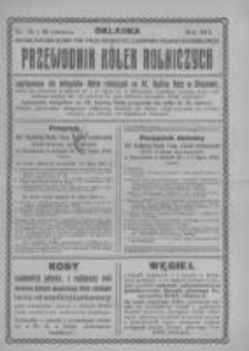 Przewodnik "K&oacute;łek rolniczych". R. XXVII. 1913. Nr 18