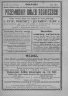 Przewodnik "K&oacute;łek rolniczych". R. XXVII. 1913. Nr 23